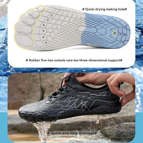 Hike Barefoot Shoes for Women Men Footwear Pro Barefoot Shoes with Wide Toe Box, Healthy & Non-Slip Breathable Athletic Beach Pool Surf Hiking Walking4