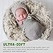 Sunmig Newborn Baby Stretch Wrap Photo Props Wrap-Baby Photography Props (Light Grey)