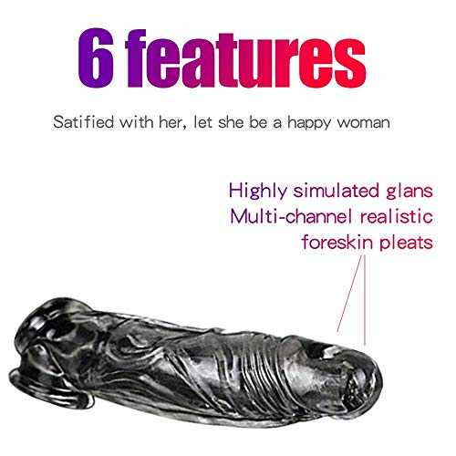 Silicone Sleeves L Size Perfect Goods to Enrich Your Life Home Party Supplies 9 INCH - Thumbnail 2