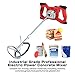 BriSunshine Electric Handheld Cement Mixer,2100W Concrete Paint Mixer Drill,Portable Mud Mixers for Mixing Mortar Plaster,6 Speed Adjustment 110V(UL Certified)