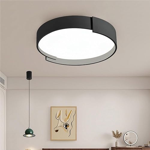 Miniatura 2 de Dimmable Flush Mount Ceiling Light with Remote Control Adjustable 3000K to 6000K Round Modern Minimalist Ceiling Lamp for Bedroom Living Room