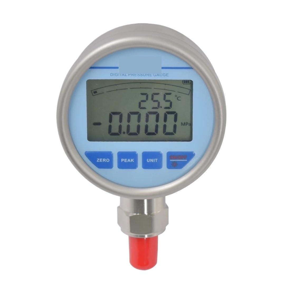 Miernik Ciśnienia Cyfrowy miernik ciśnienia oleju, dokładność 0,1% membrana ze stali nierdzewnej 316L z podświetleniem paliwa i wody(M20-1.5,0-60Mpa)
