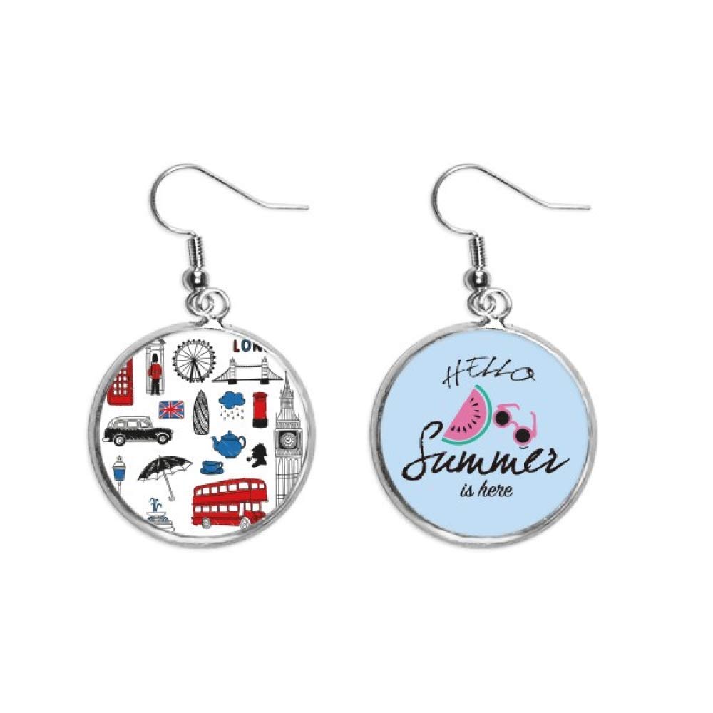 Pendientes de sandía originales para regalar en cumpleaños de verano 5