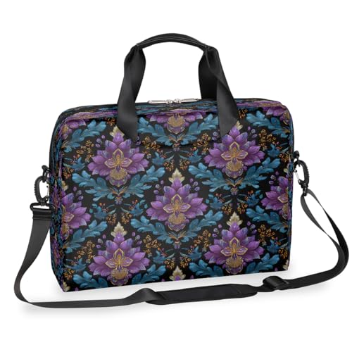 Bolso Maletín Morado Impermeable para Laptop 16 pulgadas