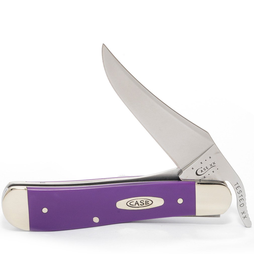 CASE XX WR Pocket Knfie Synthetic Handle with Stainless Steel Blades Russlock 4 1/4 Inces Closed