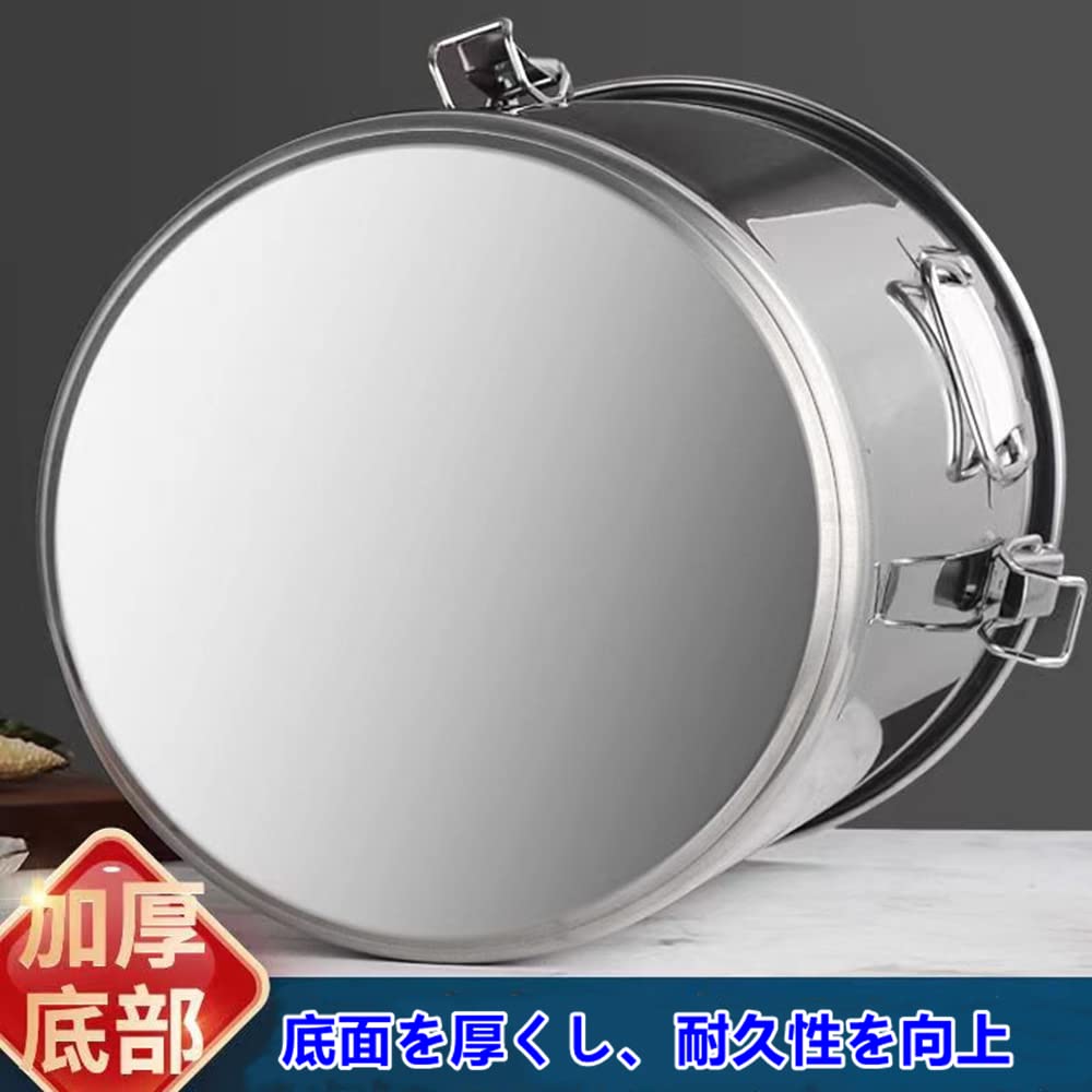 Amazon｜寸胴鍋 IH寸胴鍋 業務用寸胴鍋 ステンレス製 蓋付き ずんどう