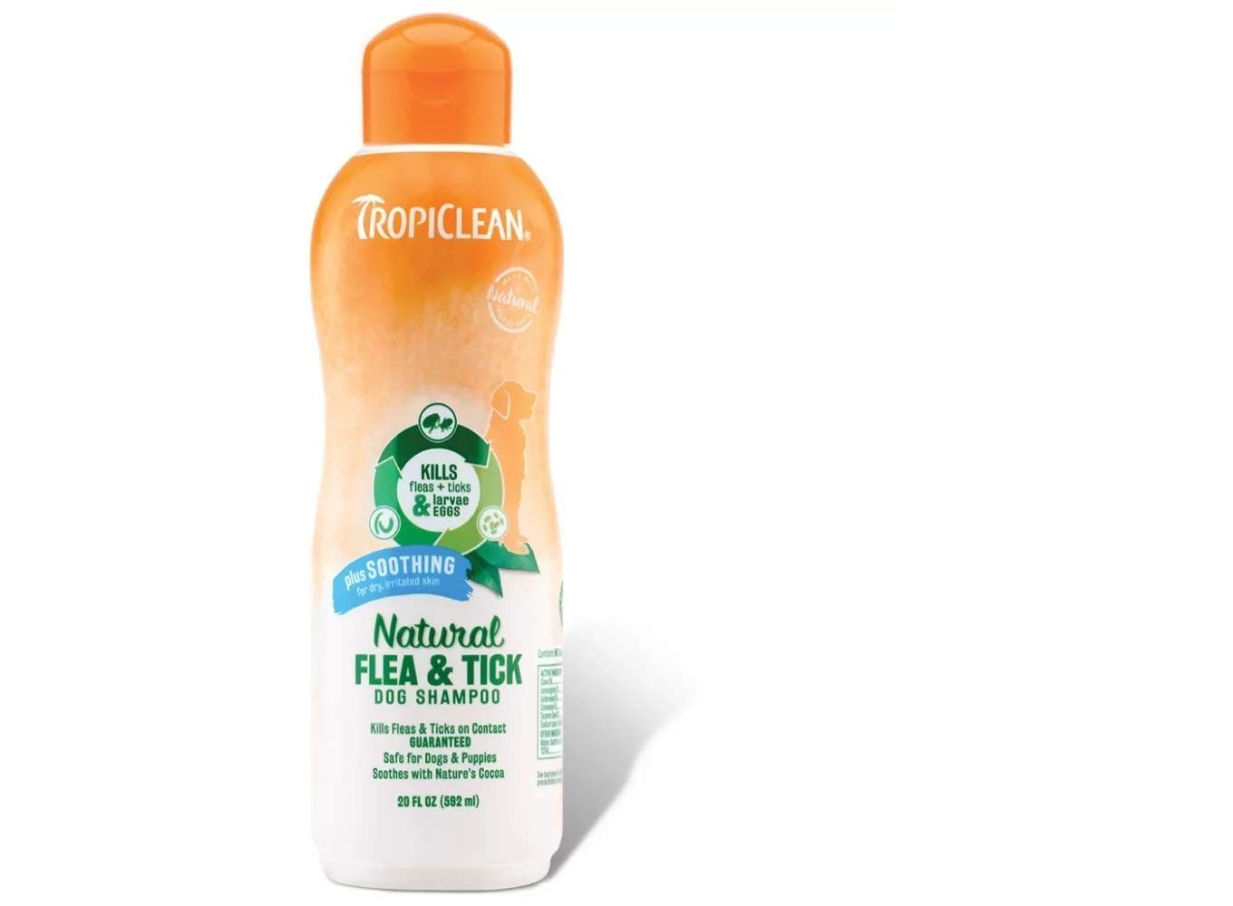 Tropiclean Natural Flea & Tick Shampoo Plus Soothing | 355 ml