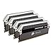 Corsair CMD64GX4M4C3200C16 Dominator Platinum Kit di Memoria per Desktop a Elevate Prestazioni, DDR4 64 GB, 3200 MHz, 4 x 16 GB, Nero
