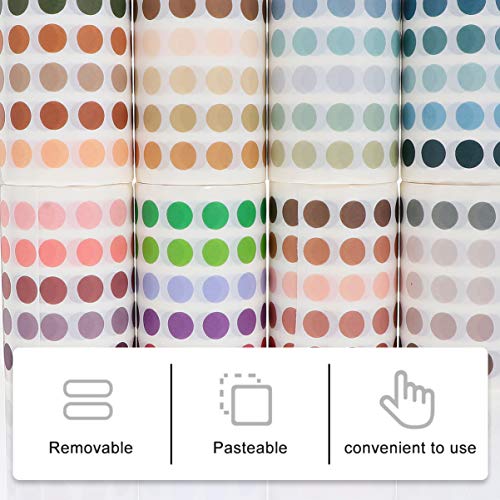 Ciieeo Adesivos Coloridos Adesivos De Presépio Para Crianças 8 P?s Frutas Candy Dot Washi Tapes Wash