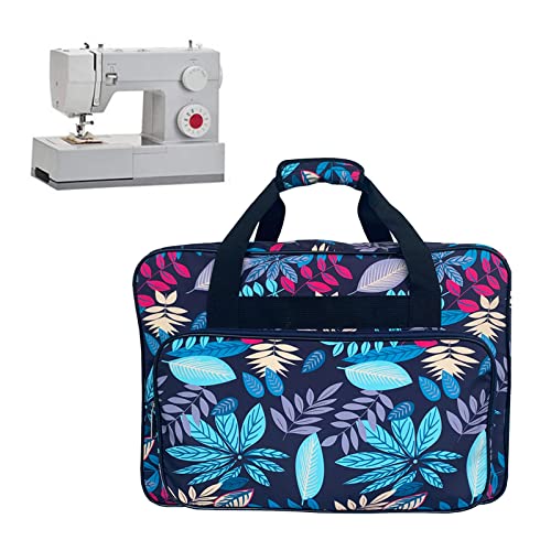 Harilla Sewing Machine Storage Tote Bag Sewing Machine Carrying Case Storage Cover Carrying Bag with Extra Pockets and Handles - Image 2