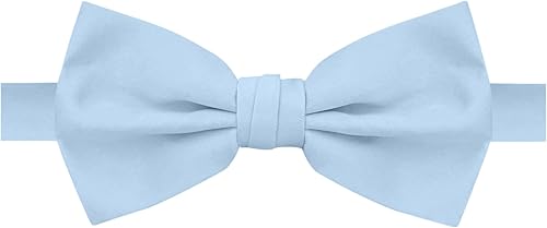 Jacob Alexander Pajarita ajustable de color sólido con bandas preatadas para hombre