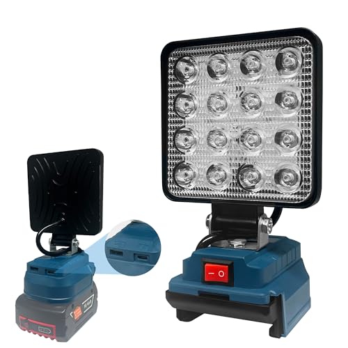 Lampe LED sans fil pour batterie Bosch 18V 4800lm projecteur de chantier
