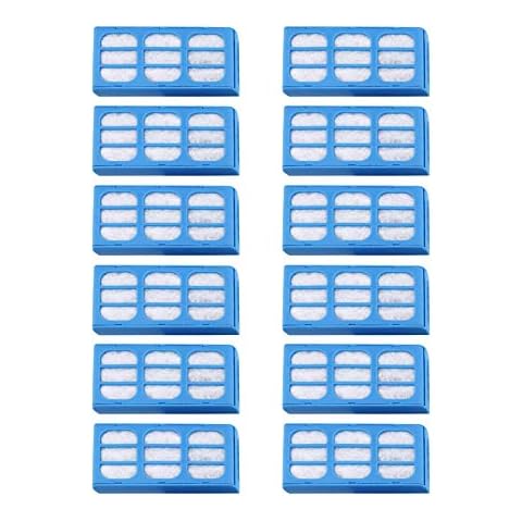 Pet Filter, Filter for Drinking Dog Cat, Cat Fountain Filters, Pet Replacement Filter Cartridges for Dogs Cat, Water Fountain Filters Cat and Dog Pet Fountain,Filters with Activated Carbon 12 Pack Cover