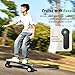isinwheel V4 Electric Skateboard with Remote, 250W Peak Power, 9 MPH Top Speed, 4.4 Miles Max Range, 110 Lbs Max Load, Skateboard for Kids with Ambient Light