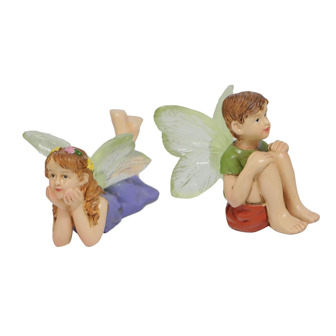 BESPORTBLE 8stücke Teiliges Resin Fairy Statue Zauberhafte Miniaturfiguren Für Garten Bürodekoration Langlebig Und Kreativ Gestaltet Für Gartenliebhaber Und Deko-Fans