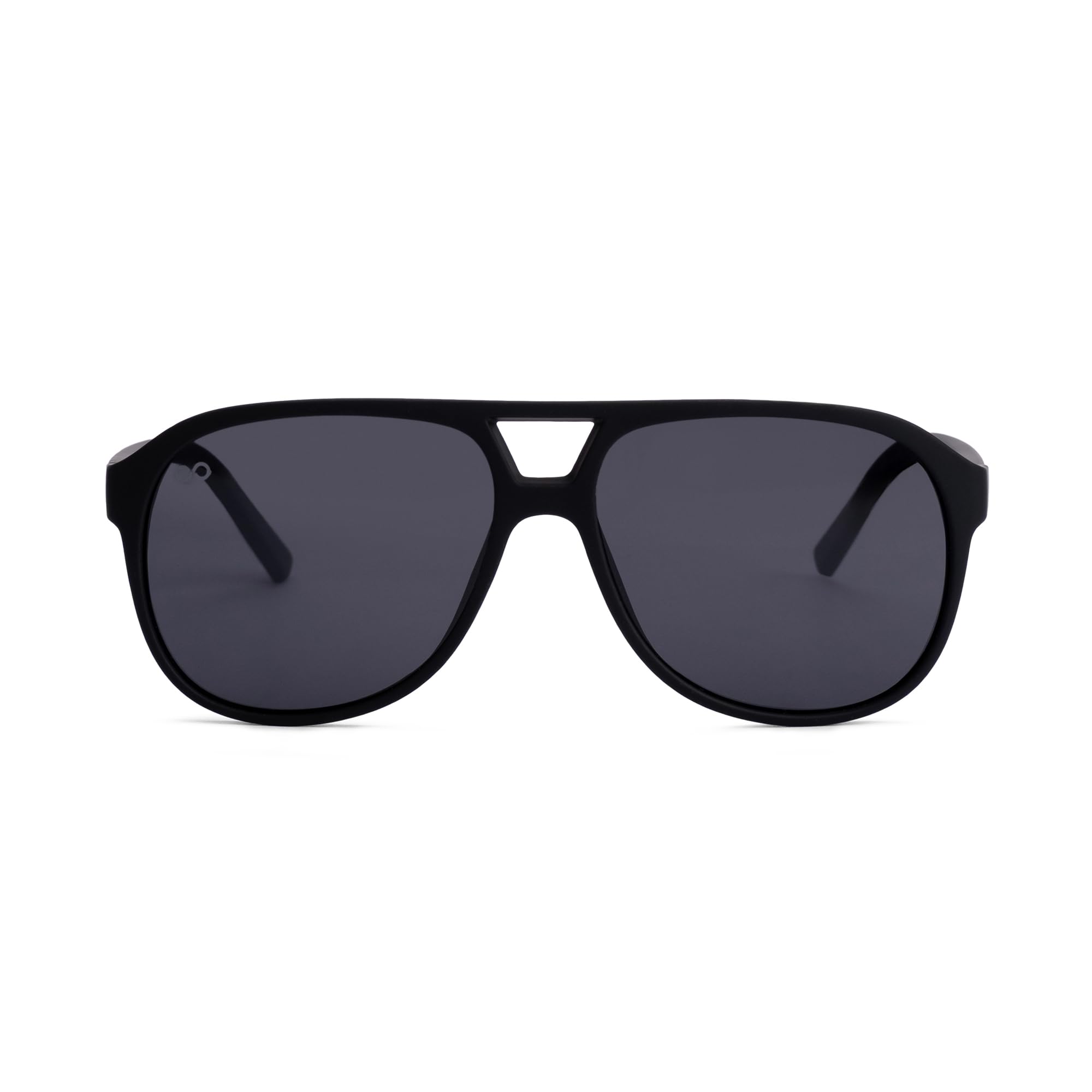 by Klen Optics Matte Brown Aviator Polarized Sunglasses for Men - TR90 Full Rim Pilot Sunglass with Brown UV Protected Lens - Stylish Lightweight Aviator Sunglasses for Men-image-32