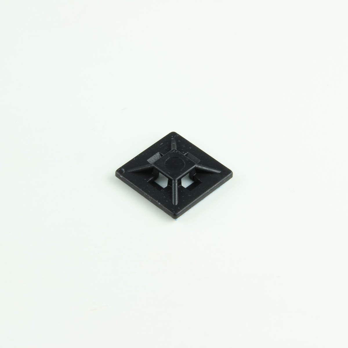 0.75" UV Black Super-Stick Cable Tie Mounts - (pack of 25)