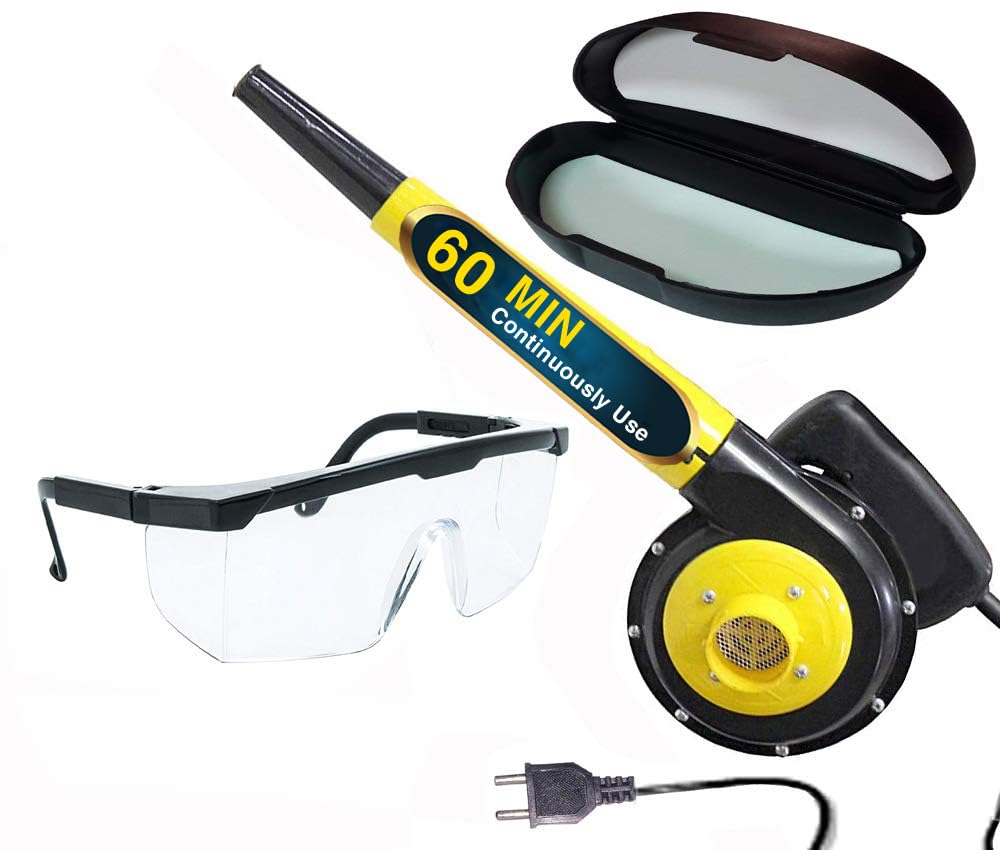 Elmico 700W Variable Speed Heavy Duty Air Blower/ac Cleaner/ac Cleaning/ac Cleaner Pump machine/100% Copper Armature/Lead/Guaranteed Motor Continuously 60 min use (Made in India) with Free Goggles (B083FWVWLK) Amazon Price History, Amazon Price Tracker
