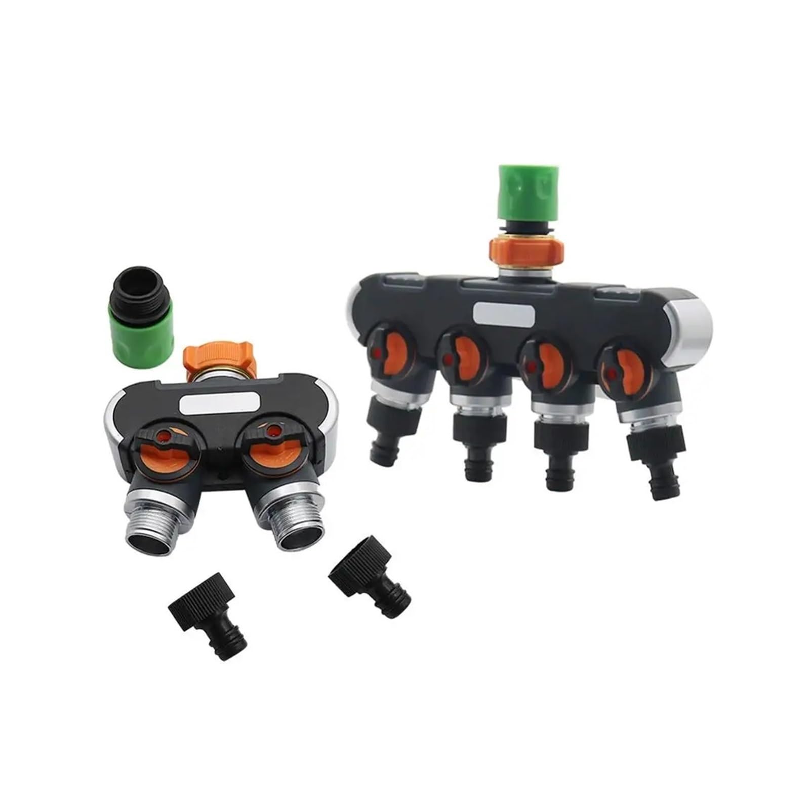 Divisor de agua grifo jardín 3/4" 2 y 4 vías riego