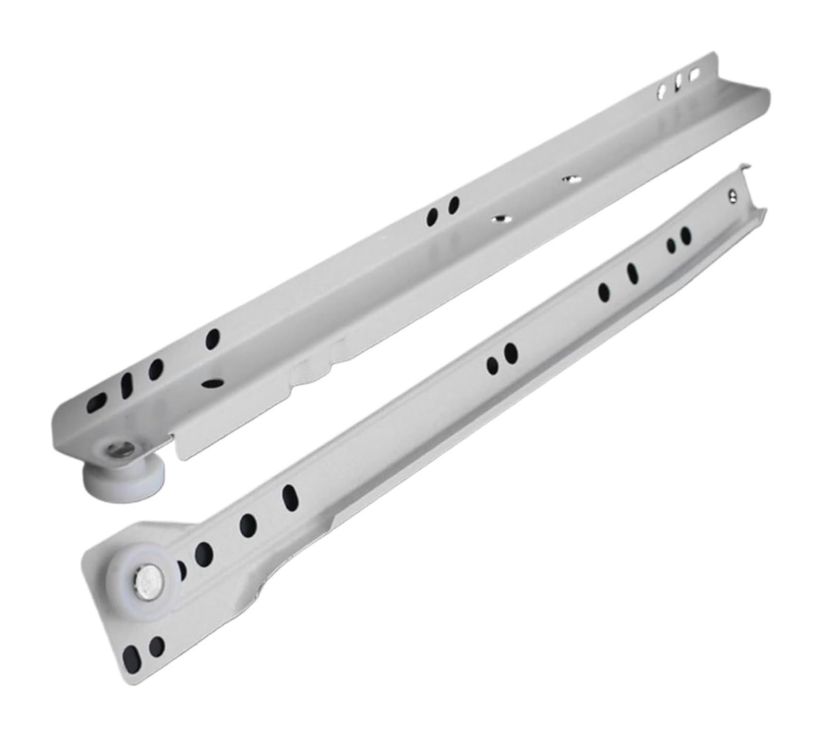 FJQFHH Drawer runners, 2PC 10-16in2-Section Bottom Mount Drawer Track Slides(14in-35cm)