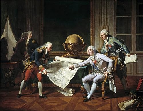 Art Portrait Louis XVI Roi de France Toile Anti-Reflet 60x90cm
