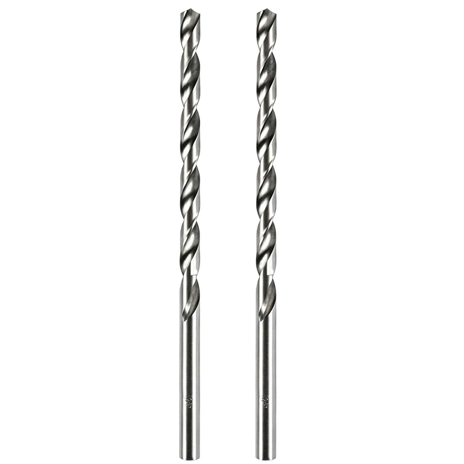 Kesiku 9mm Extra Long HSS Metal Carbide Drill Bit, 200mm Length, 2pcs