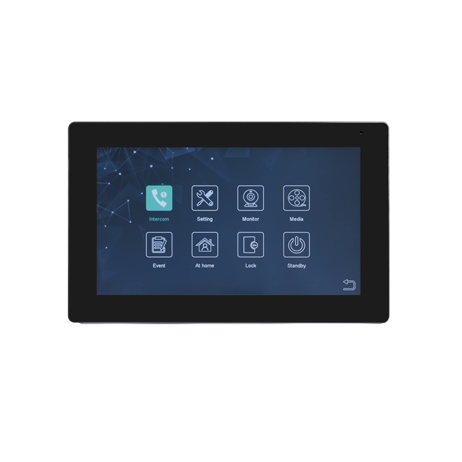 Videocitofono Wifi, Videocitofono Tuya da 10 pollici for il videocitofono multilingua del telefono del portello del touch screen domestico con controllo di accesso remoto per la sicurezza domestica(J-
