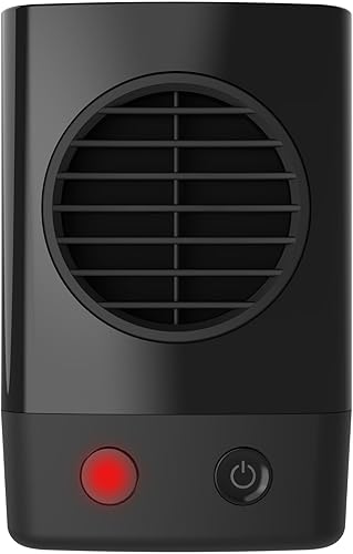 Miniatura 7 de Lasko MyHeat - Mini calentador personal de cerámica para el hogar, eficiencia energética, protección contra sobrecalentamiento para dormitorios,