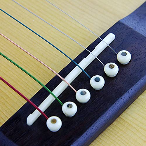 Sharplace Reserveset met 5 ongesnijde 80 mm zadels van ivoorkleurig runderbot voor gitaaronderdelen - Image 8