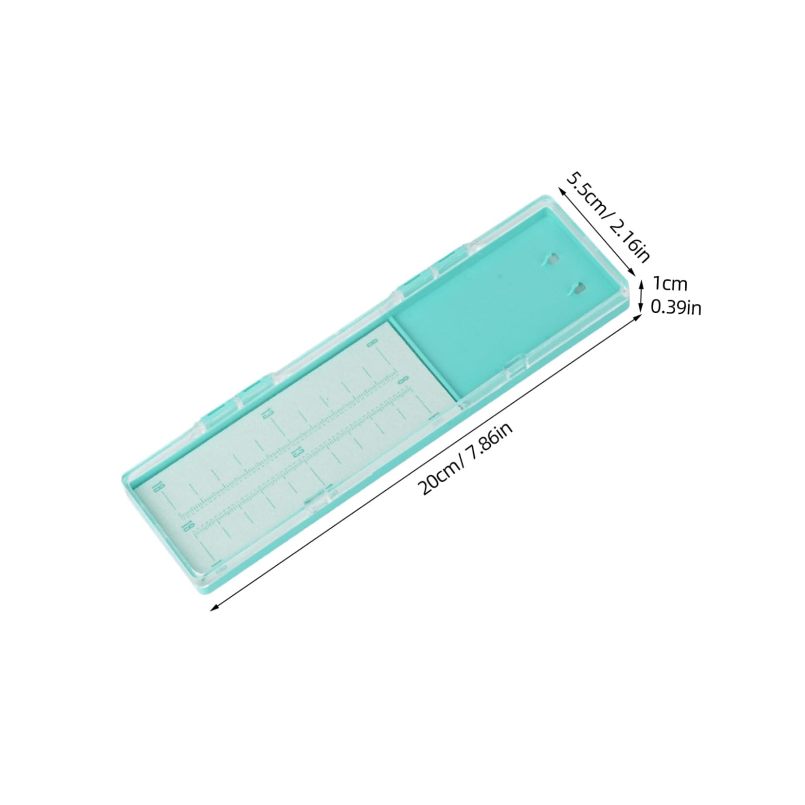 CORHAD Outdoor Fishing Gear Box Small Tackle Tray for Hooks Lures and Baits Lightweight Portable Easy to Store