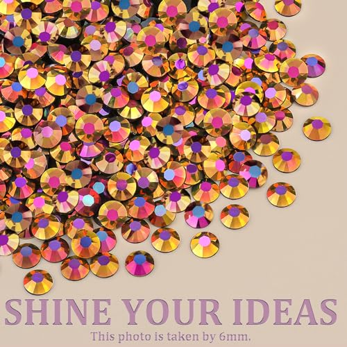 Image of Resin Jelly Rhinestones for Crafting with B7000 Jewelry Glue, 1 Box Gold Rose AB Flatback Crystal with 3Pcs 10ml Glue, Bedazzling Non Hotfix Gems for DIY Tumblers Clothing Shoes Manicure
