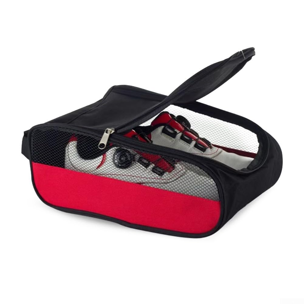 Borsa per scarpe da golf impermeabile facile da pulire e leggera in tessuto Oxford, Verde