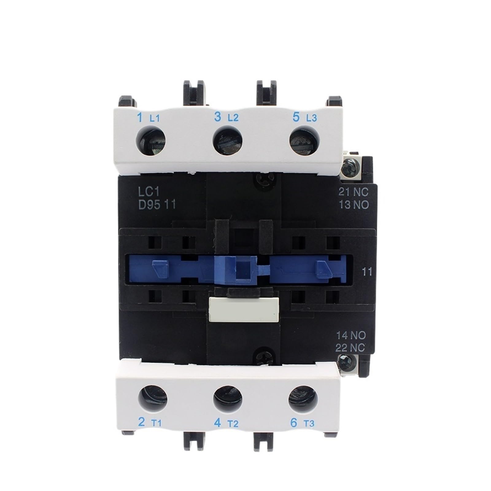 CAAUYXZW AC Contactor LC1-D95 95A 220V 50/60Hz Electrical Mounted 3P+NO+NC 1Pcs