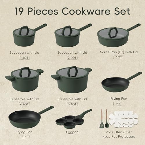 CAROTE-19pcs-Nonstick-Cookware-Sets-Pots-and-Pans-Set-Non-Stickkitchen-cookware-setPremium-Induction-Cookware-Green-Cookwares-Frying-pans-cooking-sets CAROTE 19pcs Nonstick Cookware Sets Pots and Pans Set Non Stickkitchen cookware setPremium Induction Cookware Green Cookwares Frying pans cooking sets