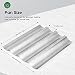 Amagabeli Molde 4 Baguettes 33x38cm Molde para Hacer baguettes Molde de plateado...