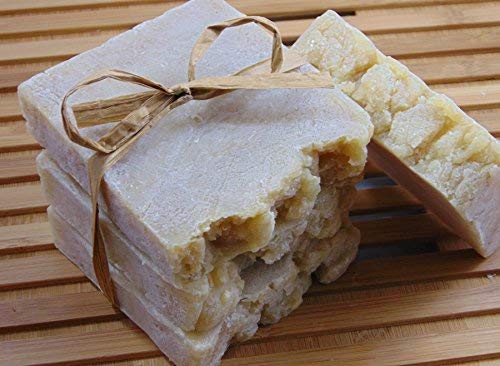 Miniatura 5 de Barra de jabón de lufa hecha a mano  Jabón exfoliante con arcilla, espinacas y algas - Ingredientes 100% naturales - para hombres, mujeres - Todo