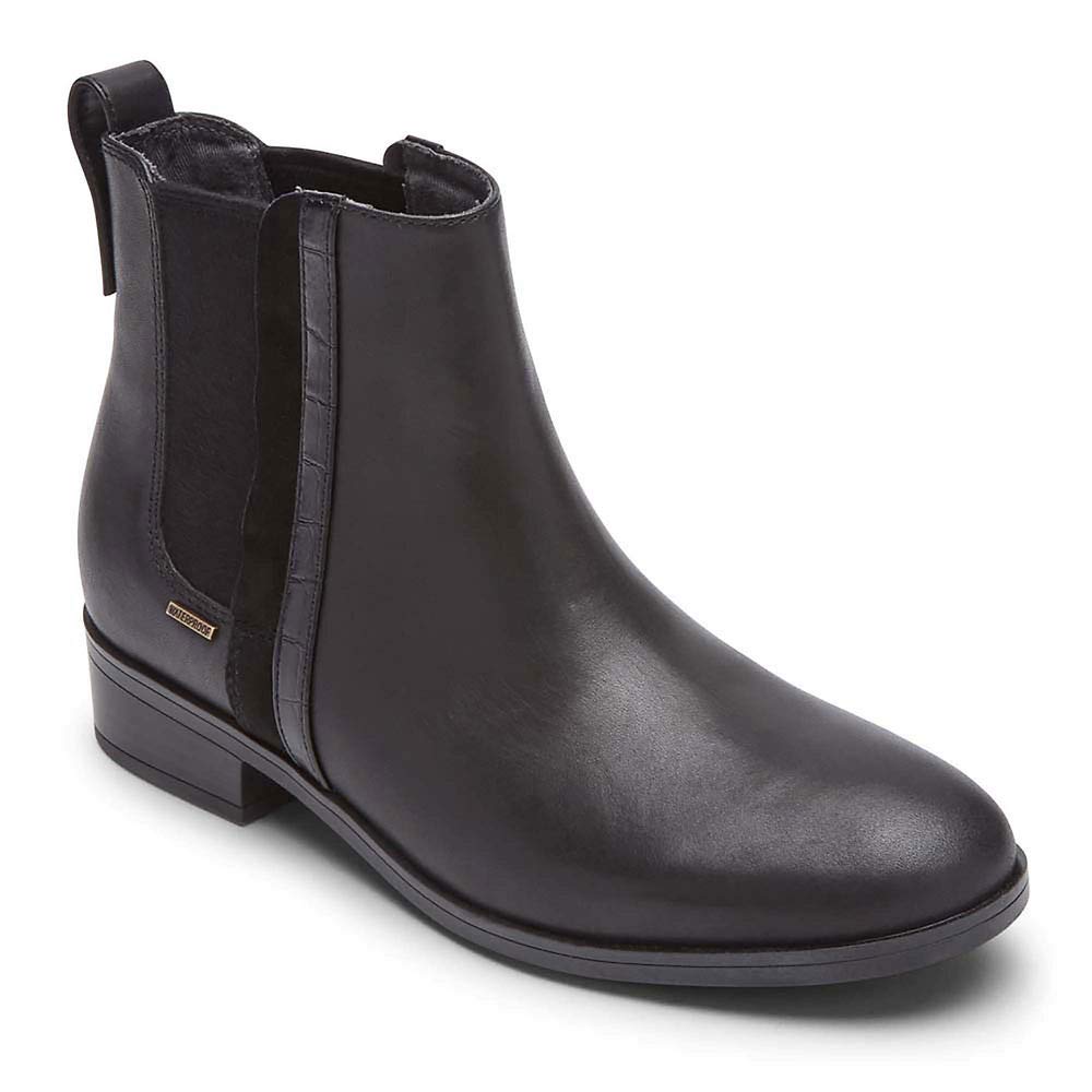 Rockport Women's Larkyn Waterproof Chelsea Ankle Boot