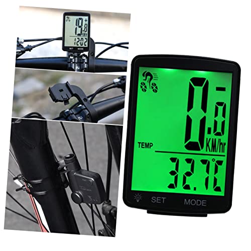 NAMOARLY Bike Speedometer Tachometer Back Light for Road Bicycles Mountain Bikes and