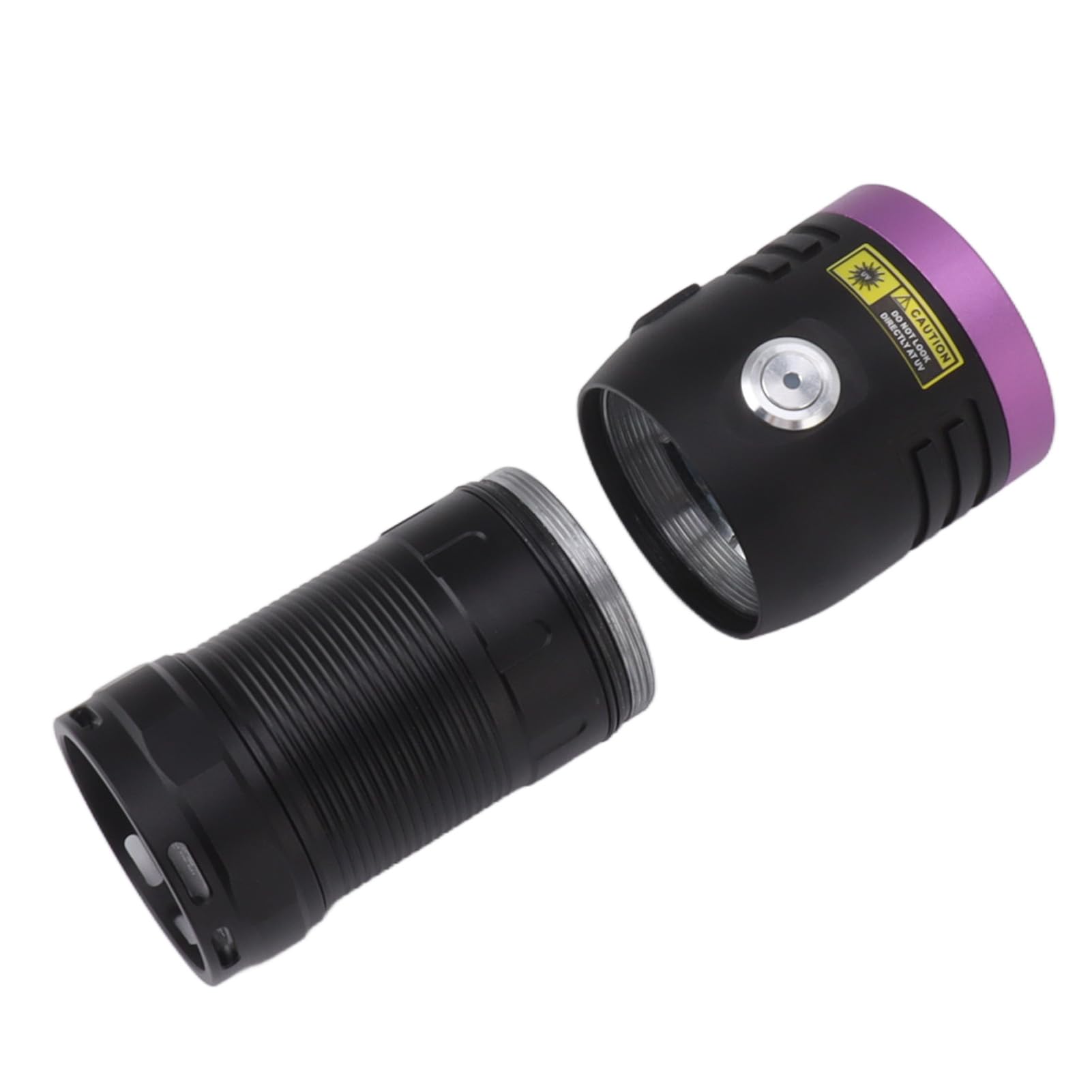 DE ALTA POTENCIA 80W LUZ NEGRO LINTERNA RECARGABLE 365NM LED PARA LA DETECCIÓN DE ORINA DE MASCOTAS