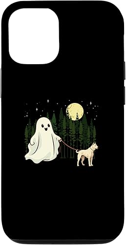 iPhone 13 Dogo Argentino Walking Ghost Halloween Funny Kids Case