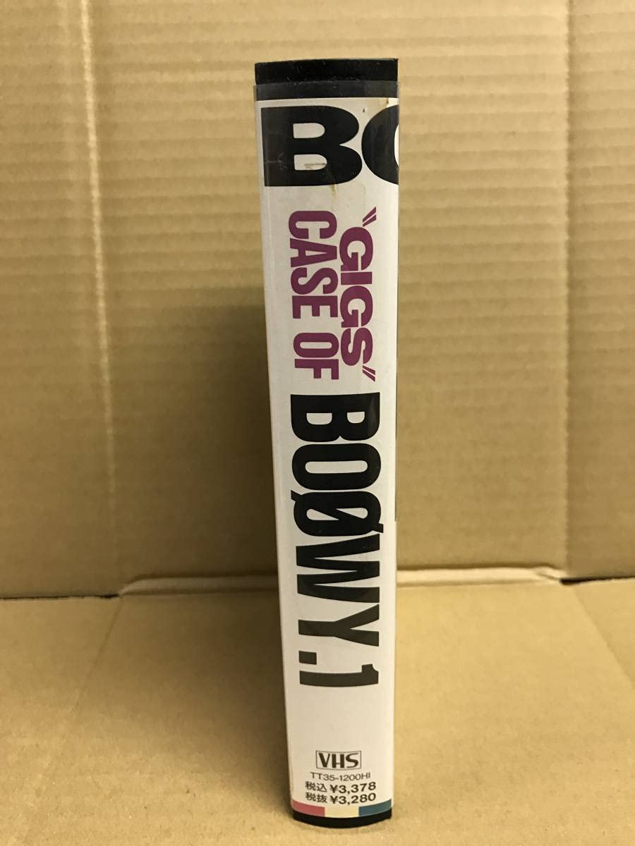 ミュージック BOOWY  VHS BOOWY LASTGIGS VHS パンフ付き - メルカリ