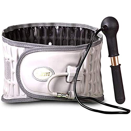WLKQ Lumbar Support Decompression Belt - Back Support Belt - Spinal Decompression Traction Back Belt- Spinal Air Traction Device Back Pain Relief for Degenerative Disc/Sciatica