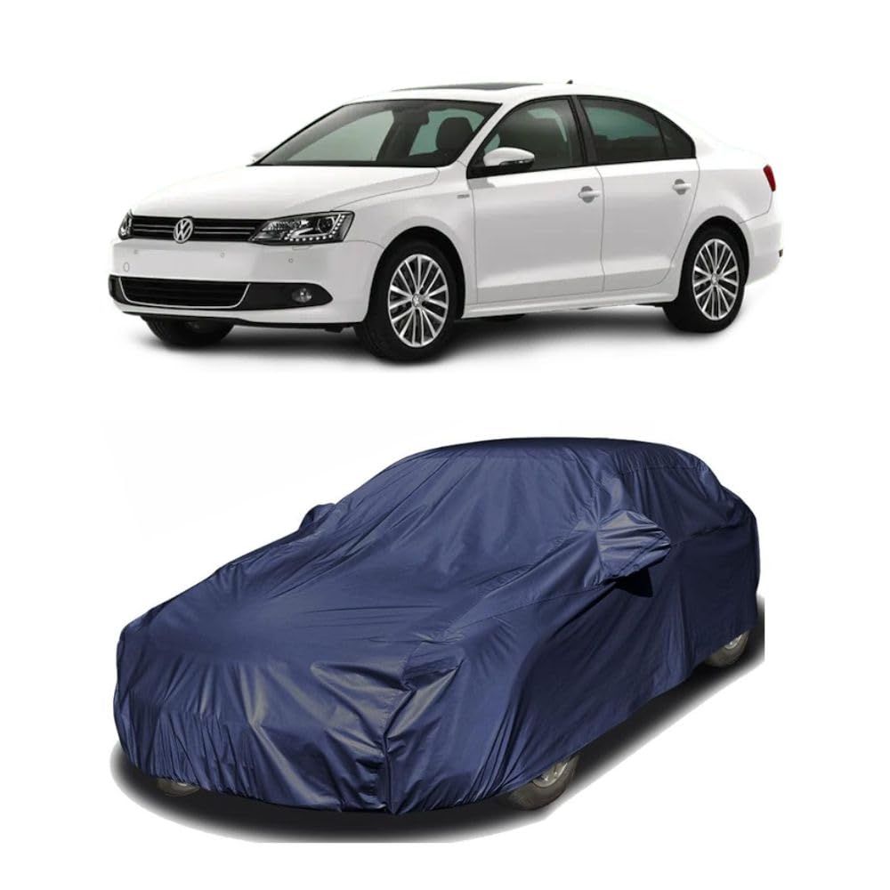 Waterproof Car Cover for Volkswagen Vento | Dust Proof, UV Protection, Scratch Proof Fabric | Comes with Mirror Pockets | Triple Stitching | Includes Elastic Grip (Navy Blue)-image-43