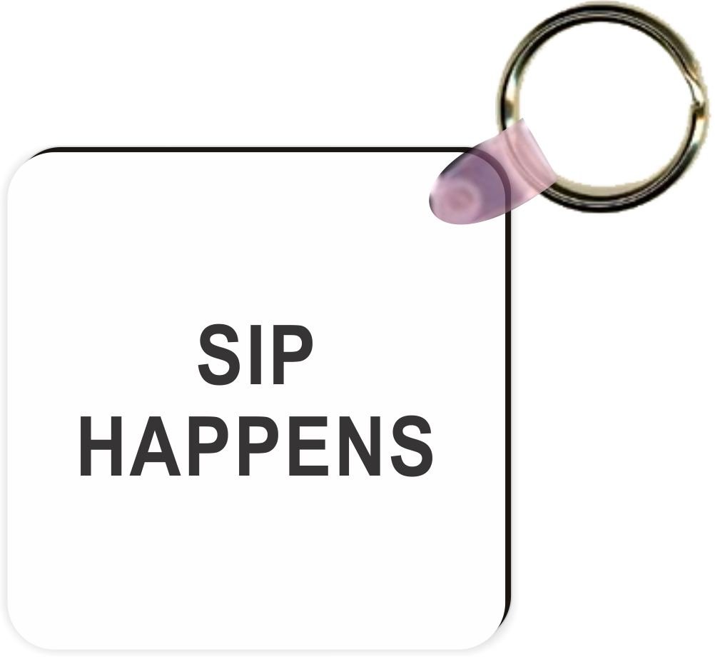 Rikki Knight "Sip Happens Square Kc, White