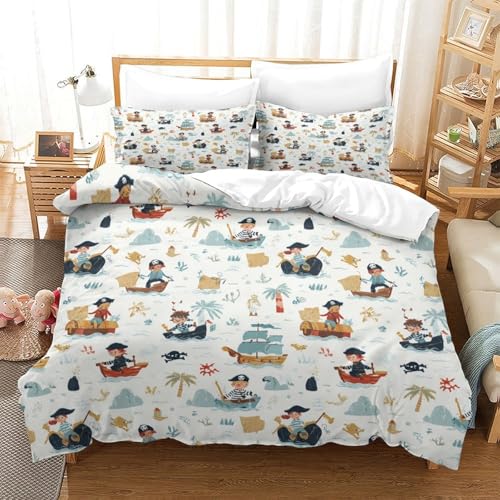 Housse de couette licorne hypoallergénique et super douce avec zip