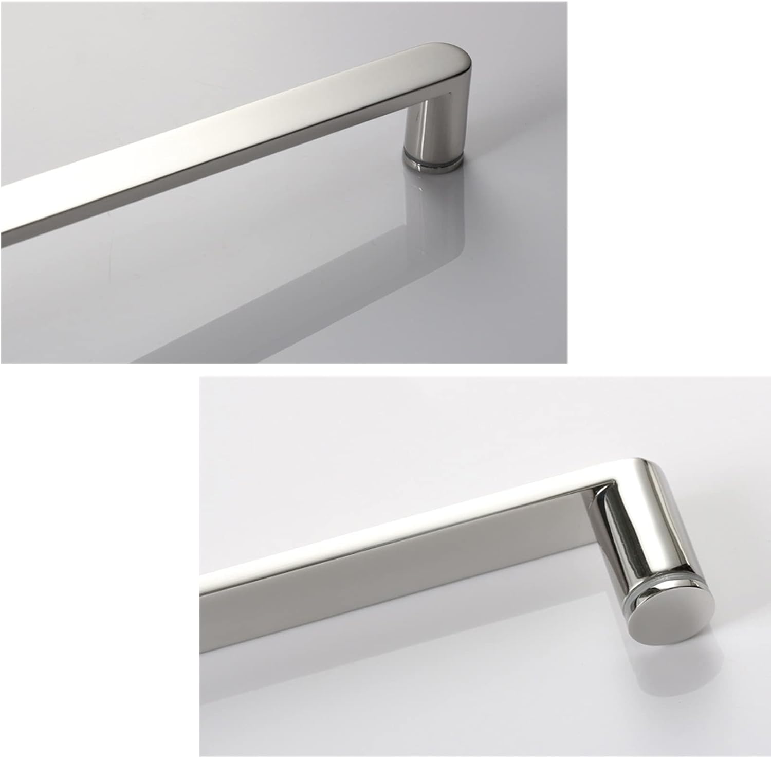 Single Shower Glass Door Handle Pull Replacement Parts, Bathroom Door Knobs for Interior/Exterior Doors Stainless Steel Towel Bar (Size : 500mm)