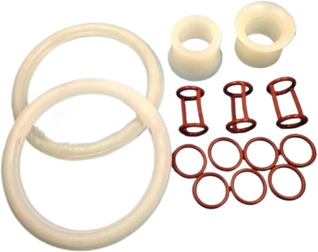 Ice Cream Maker Spare Part Compatible for ZM ，Ice Cream Silicone Seal Ring and Tube Components of ZM-168 Soft Serve Ice Cream Maker Fittings.Seal Ring