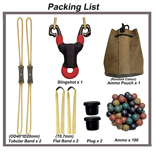 Stawoo Slingshots For Adults Hunting Stainless Steel Sling Shot For Shooting Professional Tactical Wrist Rocket For Kids… thumb #5