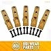 BDI Wear Parts 6684447 Trenching Bucket Teeth, Skid Steer Backhoe Bolt On Tooth Unitooth - 5 PK