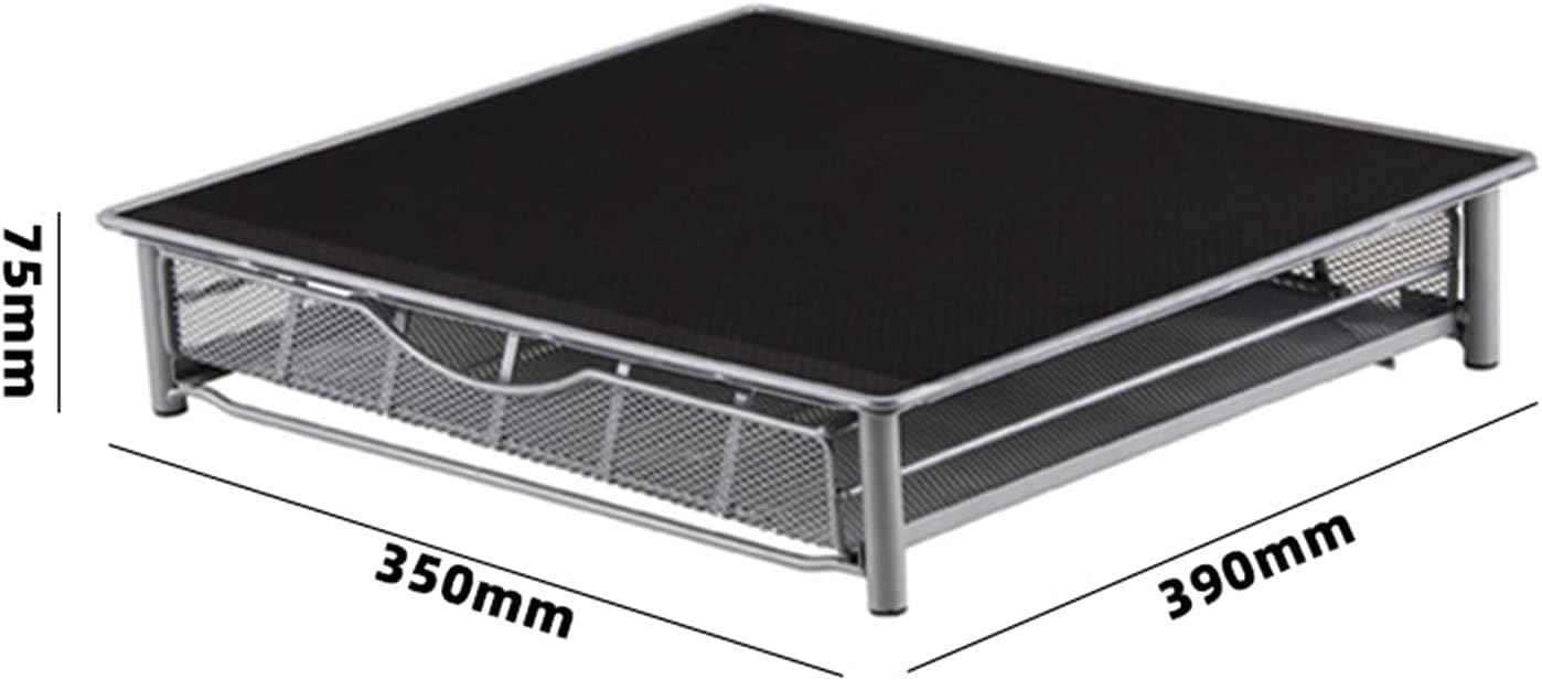 Coffee Pod Holder Drawer Type Capsule Coffee Rack Metal Coffee Storage Rack 60 Capsule Pod Storage Drawer Kitchen Organizer for Cleaning and Storage